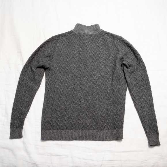Charcoal Cashmere Sweater - Picture 3 of 5
